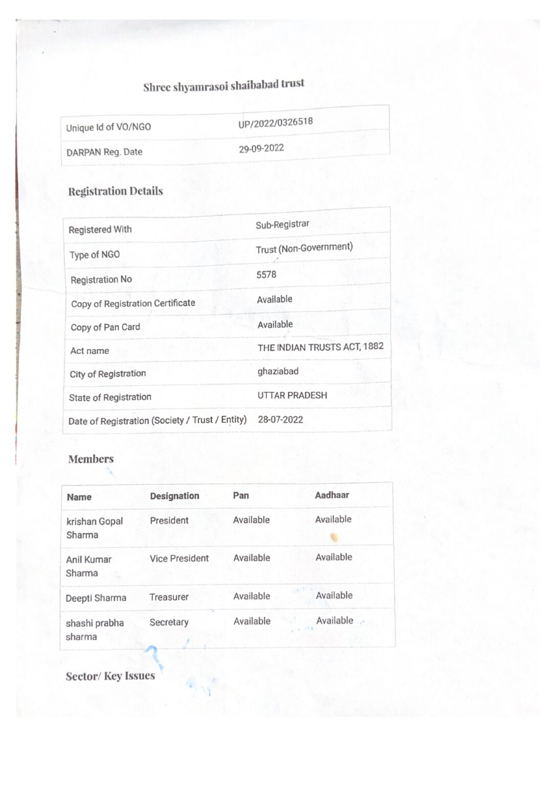 Niti Aayog Registration
